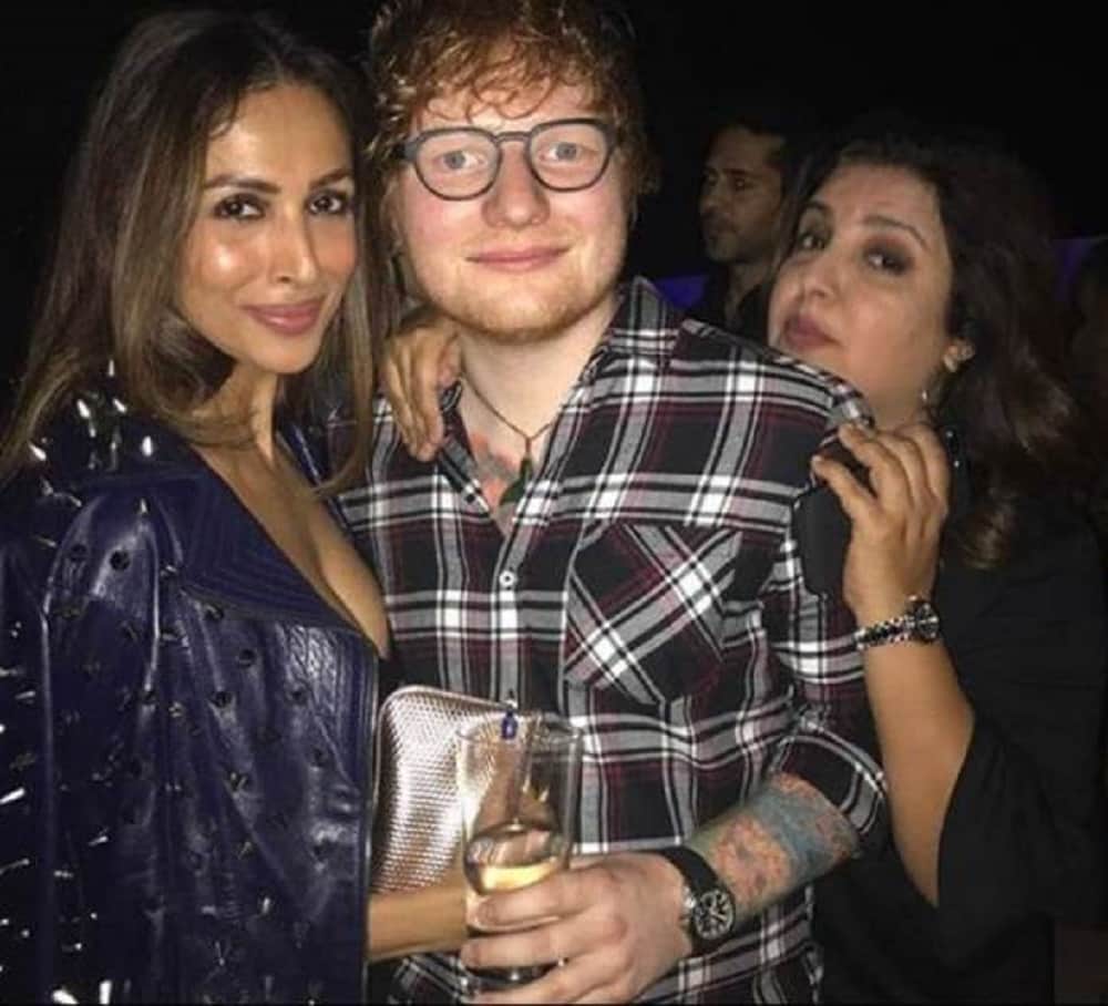 Ed Sheeran Party Picture With Bollywood Celebrities