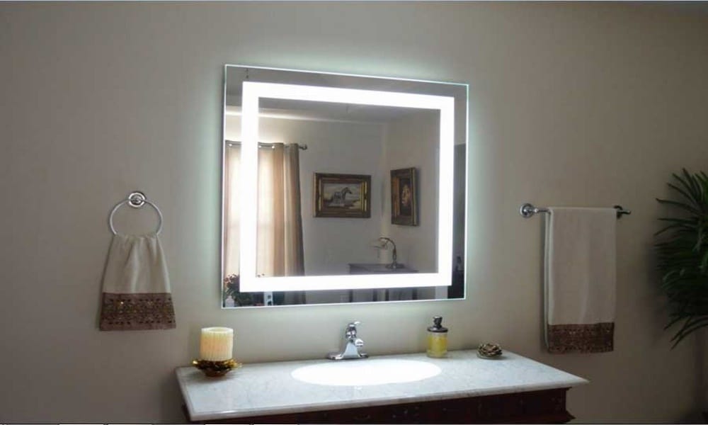 always keep mirror in washroom at right directions according to vastu