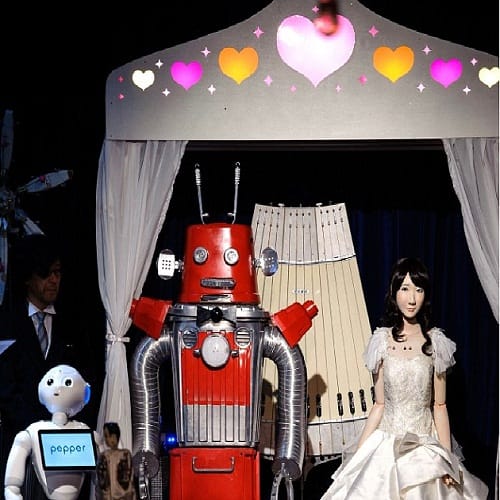 Two robots have tied the knot in Japan, first wedding of its kind in the world