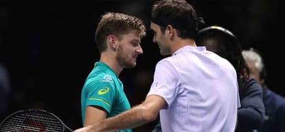 David Goffin ousts Roger Federer in ATP Finals 