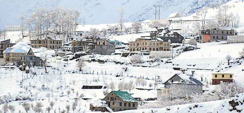 snowfall in himachal on third day