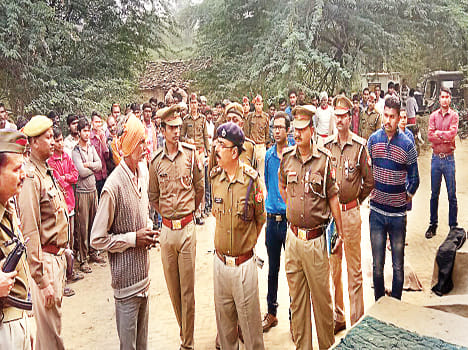 a man shot dead in the verandah