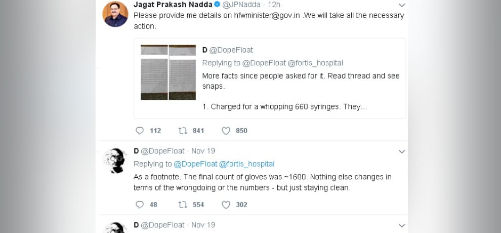 dengue death : father of bereaved girl blames fortis hospital for death in icu of daughter