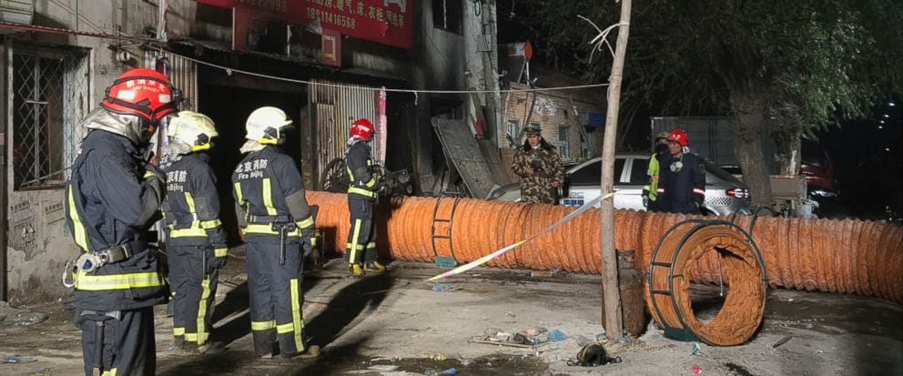 China: 19 people died due to House fire in southern Beijing 