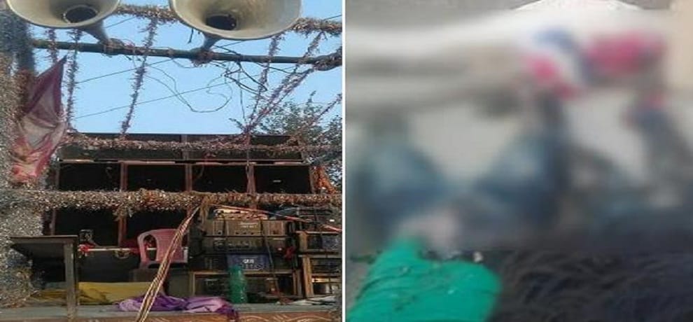 bihar five people dead in gopalganj as high tension wire falls on tractor