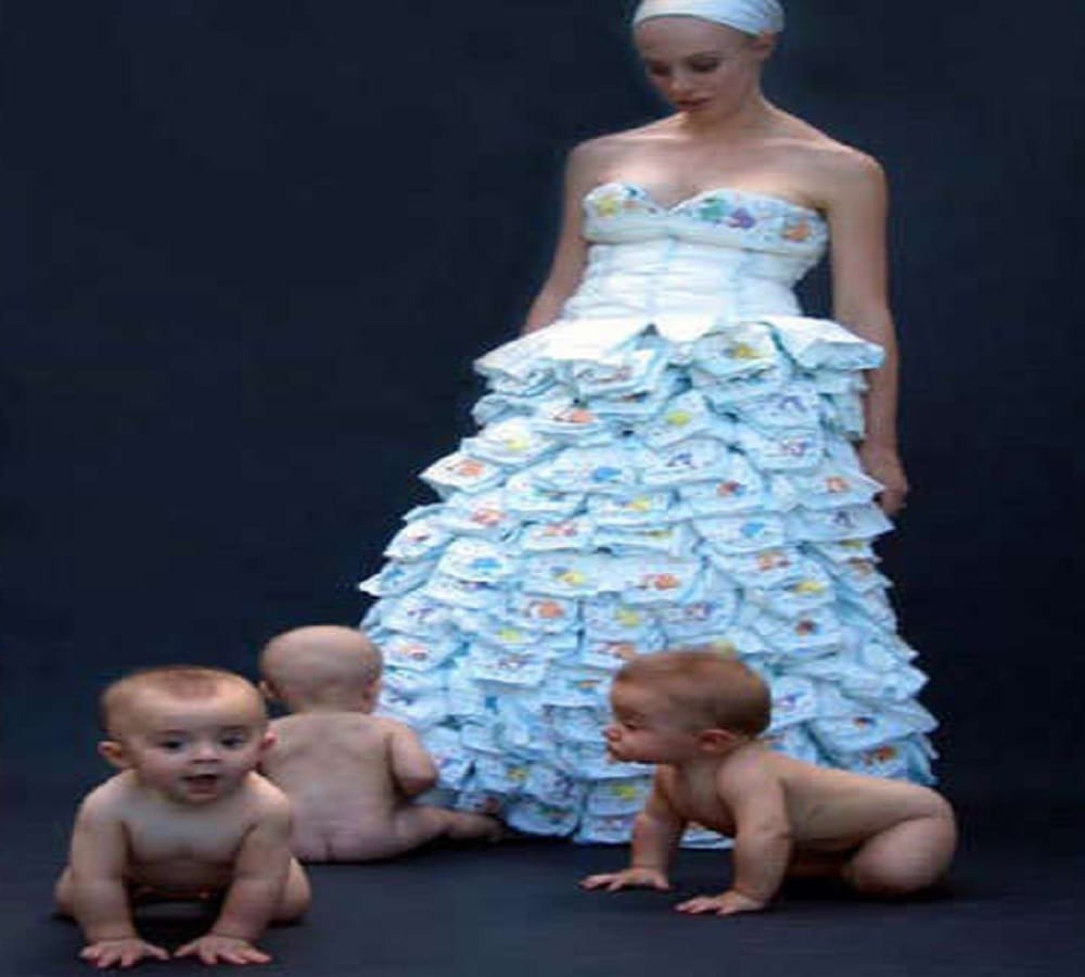 most weird dress of brides in marriage