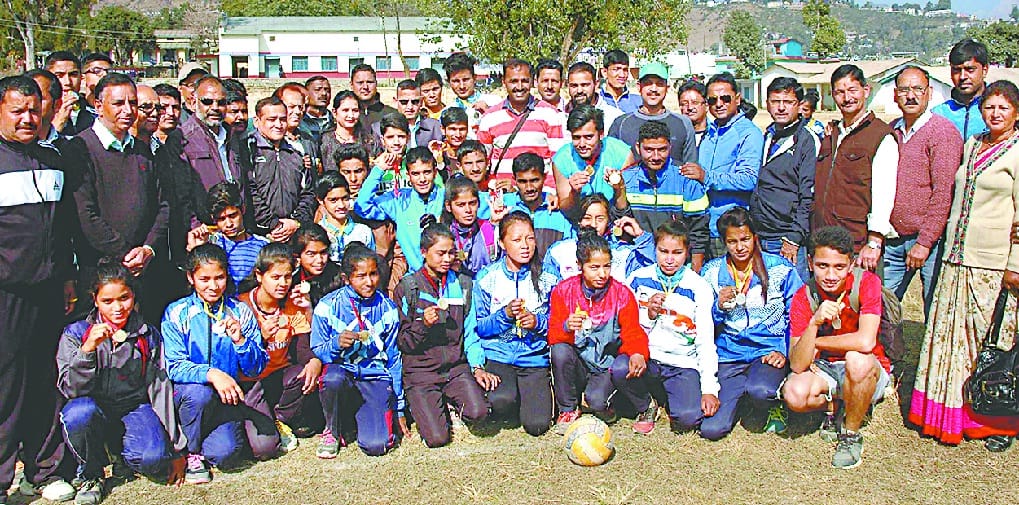 Yogendra won the 100 meter race