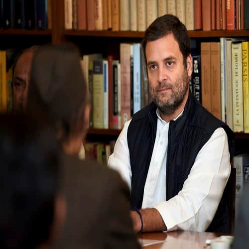 Congress Working Committee meeting at Janpath in New Delhi on Monday