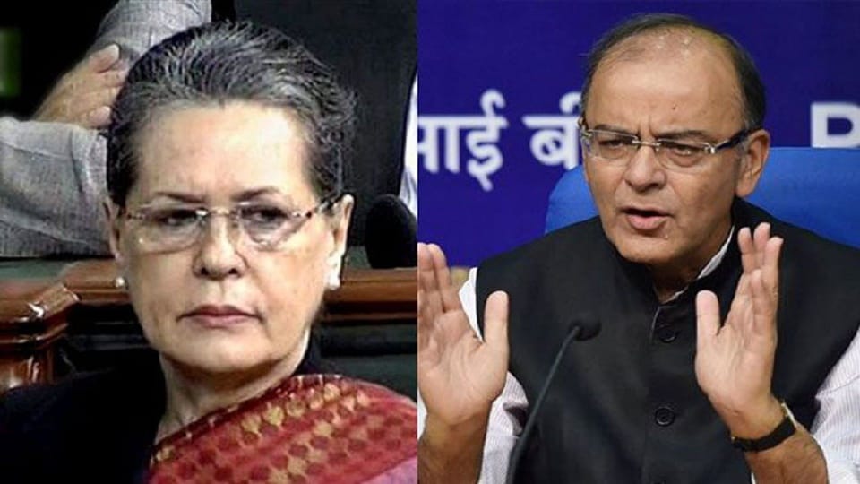 Sonia said, Government is harming the Parliament