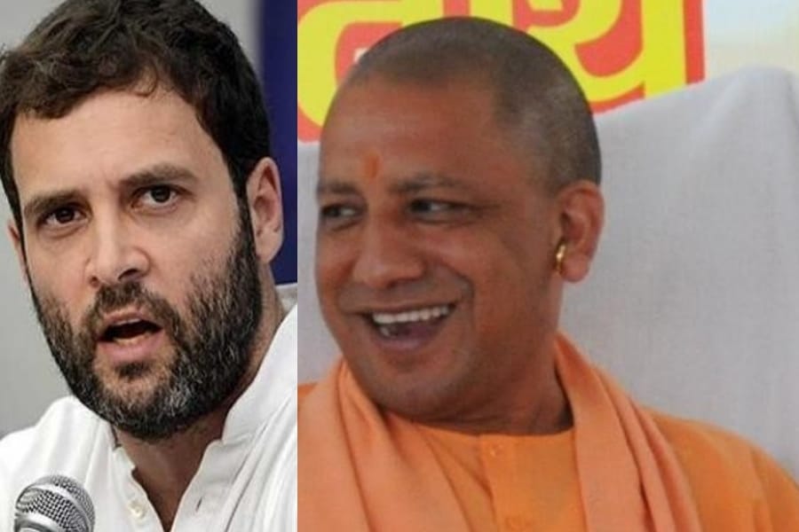 UP News: Rahul's attack on Yogi, BJP retaliated after commenting on Chief Minister