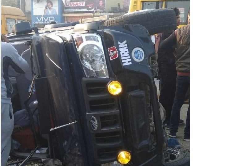 Gypsy colides with worker, injured