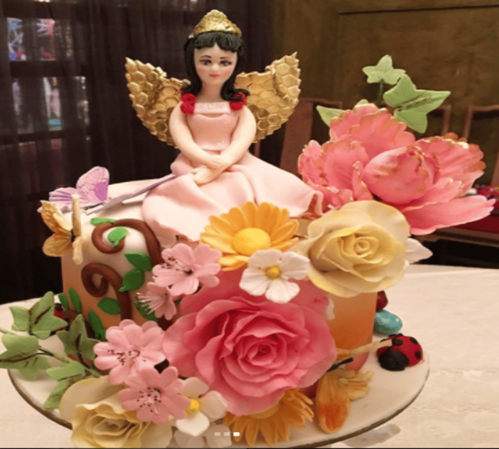 Fairy cake theme on the birthday of aaradhya bachchan
