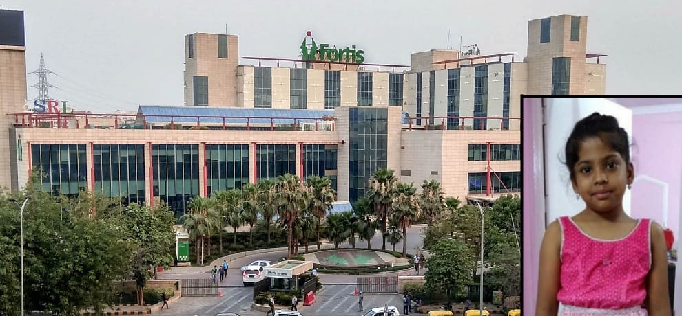 in adya's death haryana health department got orders to investigate fortis hospital