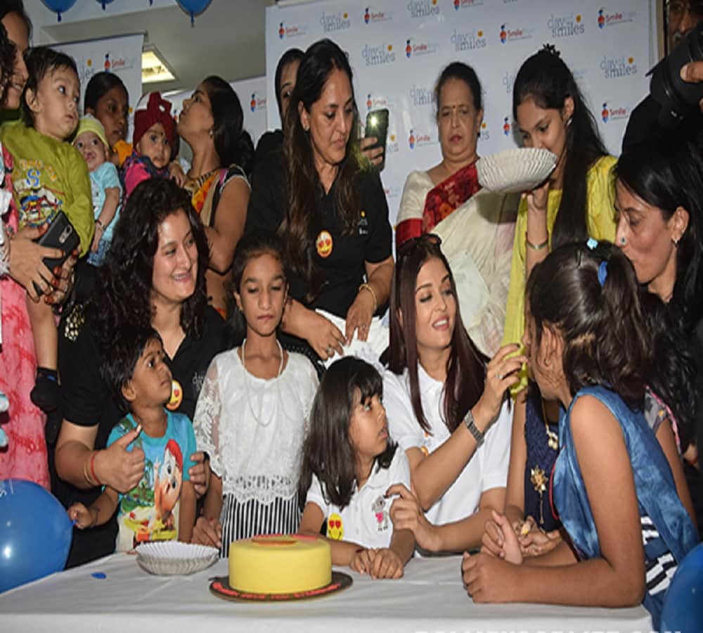 actress Aishwarya Rai Bachchan celebrates her late father birthday with daughter Aaradhya in NGO