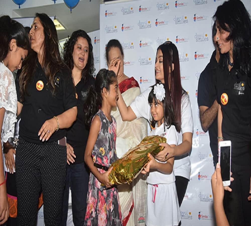 actress Aishwarya Rai Bachchan celebrates her late father birthday with daughter Aaradhya in NGO