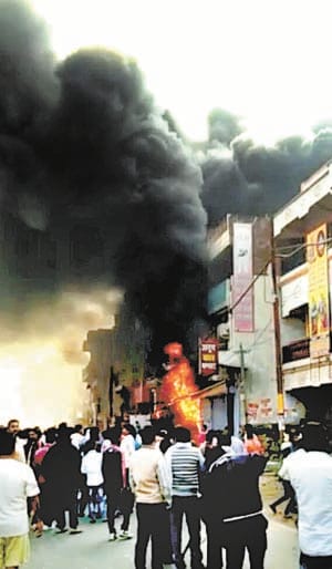 Three dead, including mother-daughter, burnt houses in a fierce fire