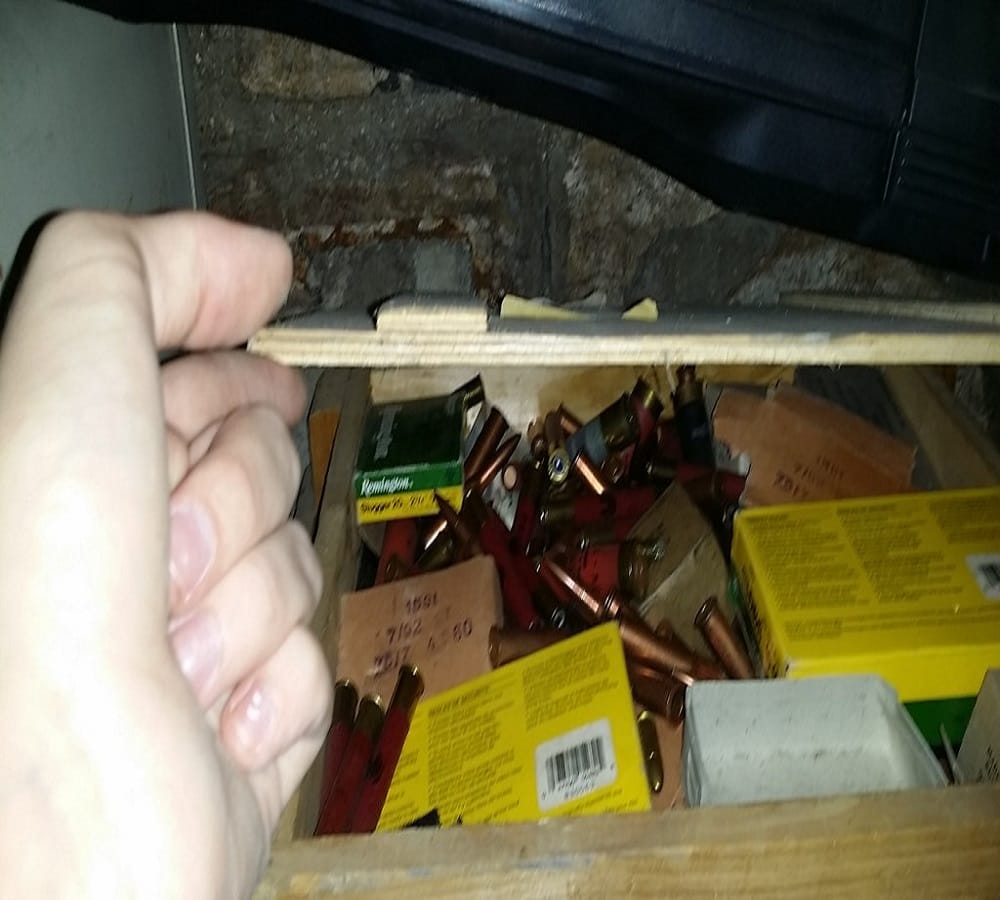 A man found Guns And Money in Secret Safe at his new house