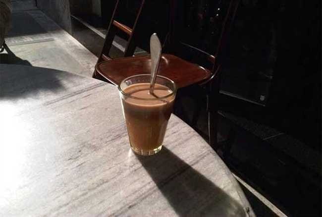 A Secrets Behind spoon stand Tea