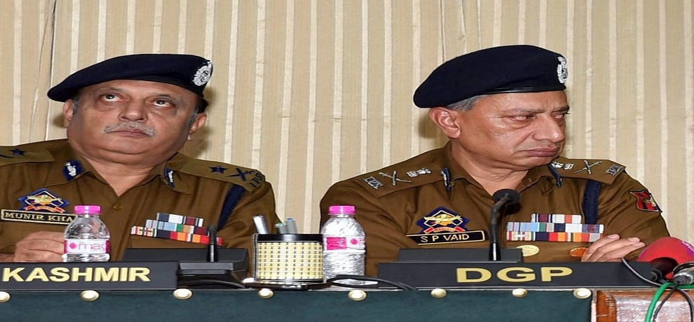 dope is more dangerous than terrorism in j&k dgp sp vaid