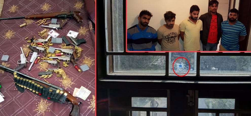 punjab police encountered laurence bison gang in dwarka