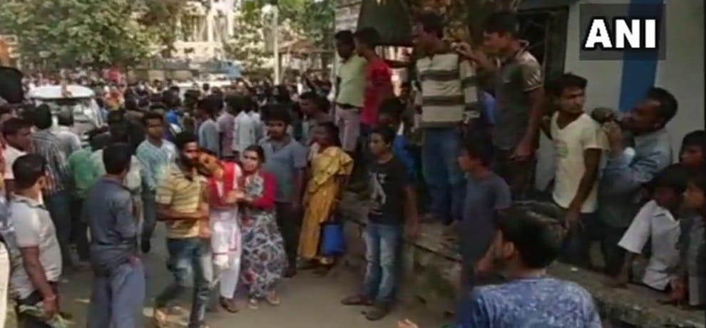 West Bengal stampede in school 64 students hurt after explosion outside police station