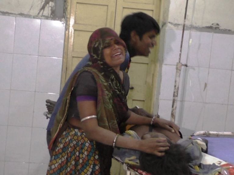 death of a laborer in the accident in kota