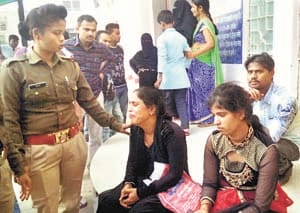 man burst fire on wife, mother in law