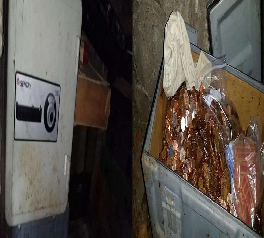 A man found Guns And Money in Secret Safe at his new house