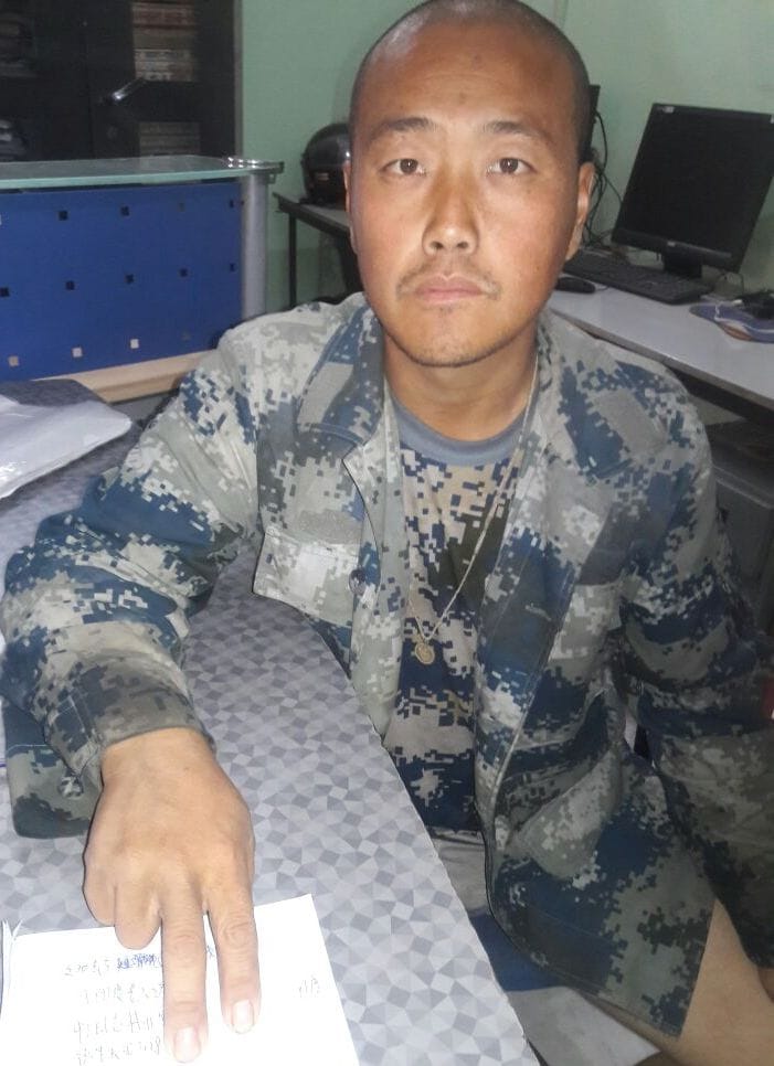 agra police handed over man to Chinese embassy 