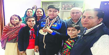 Golden mark of Shardaul in senior, junior category, make a national champion