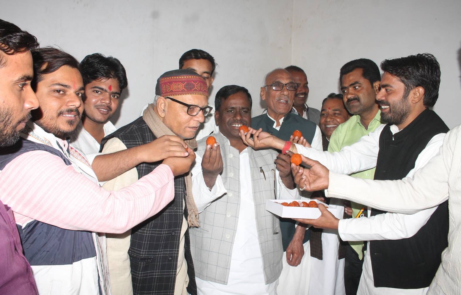 mulayam singh yadav birthday celebration in purvanchal