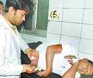 Lawyer shot at in City