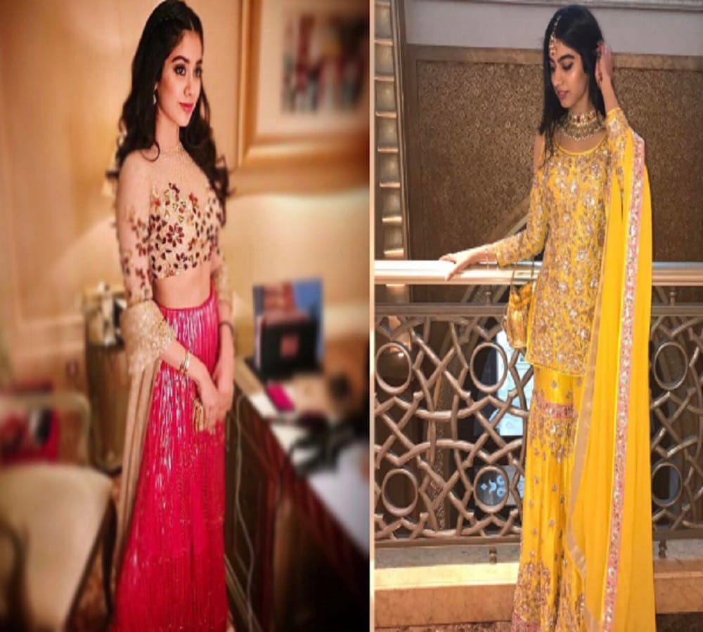 Try these different dresses of Jhanvi Kapoor in this wedding season 