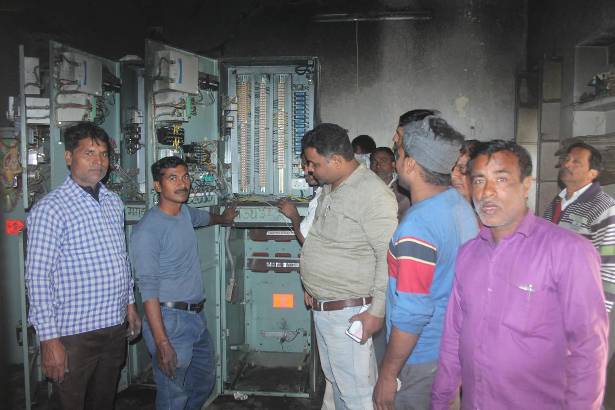 fault in sub station, power cut