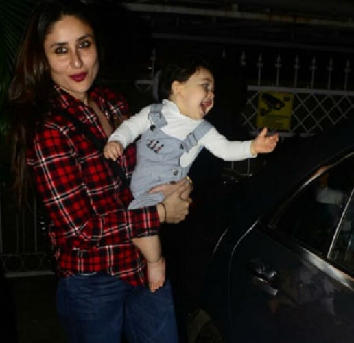 Kareena Kapoor Khan spotted with baby Taimur photos goes viral on internet 