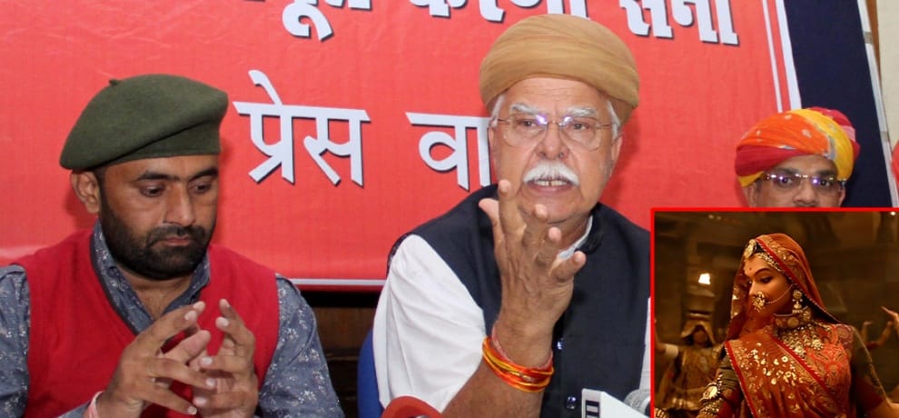 Political controversy over Padmavati, film will burn in flames of jauhar Says Karni Sena