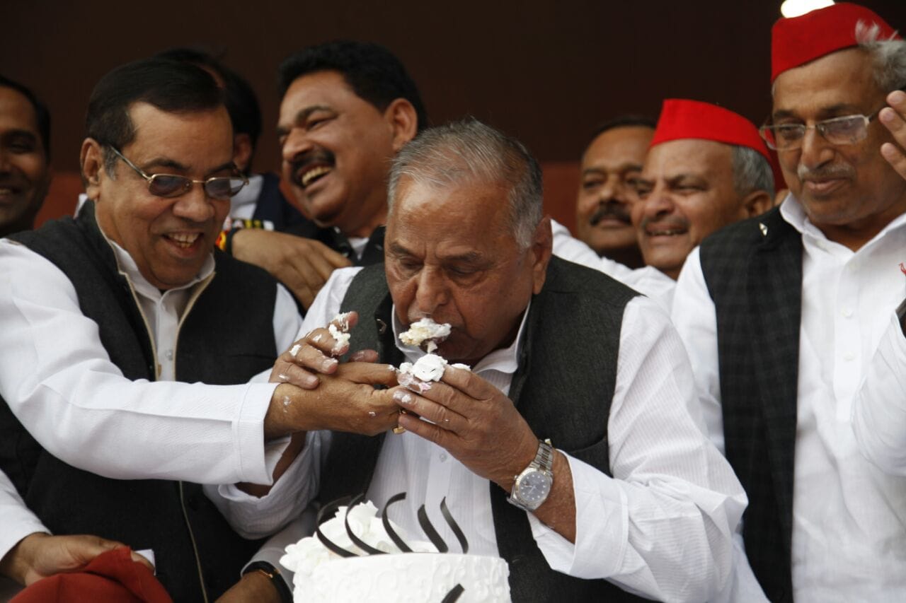 mulayam singh yadav birthday celebration.