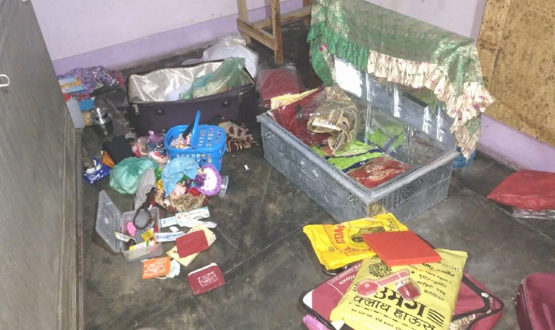 neighbour women see blood outside room after double murder in laksar