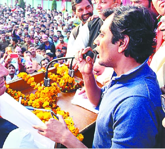 Meeting of actor Nawazuddin Siddiqui