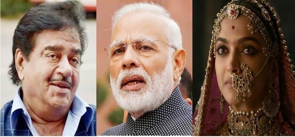 Shatrughan Sinha questions Modi and Amitabh Bachchan for silence on Padmavati