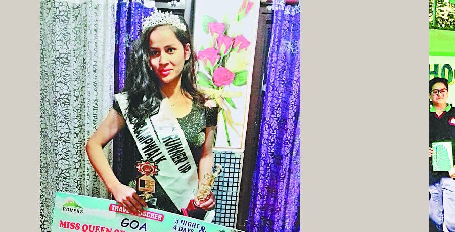 हमीरपुर की वैशाली ने फैशन शो में हासिल किया दूसरा स्थान