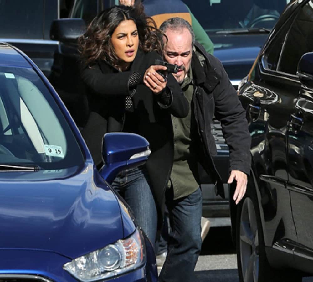 Quantico actress Priyanka Chopra shared fire fighter look picture on social media 