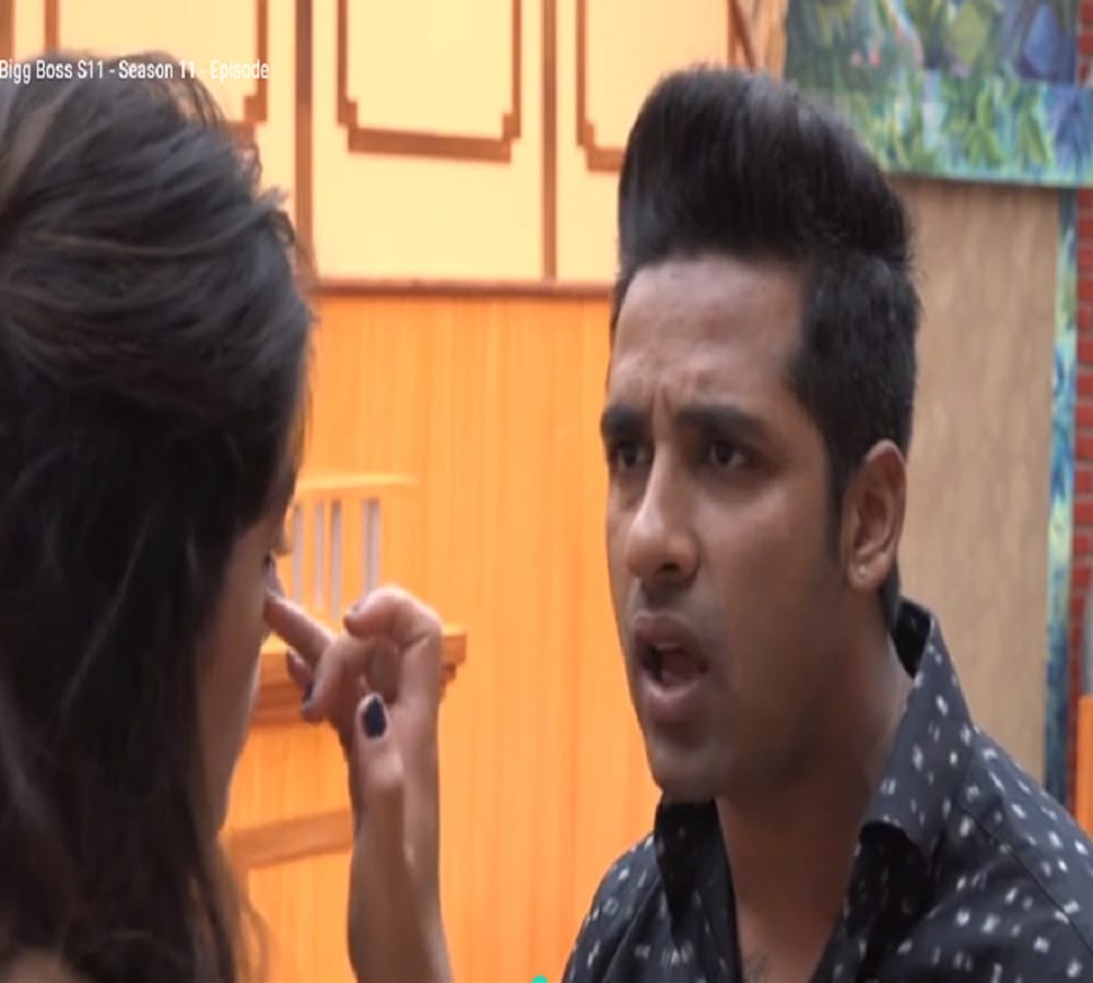 puneesh shows anger on bandgi first time in the bigg boss 11