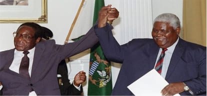 Zimbabwe president robert mugabe Out from power becouse of Manangachua