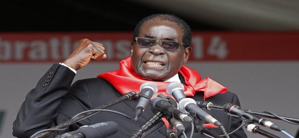 Zimbabwe president robert mugabe Out from power becouse of Manangachua