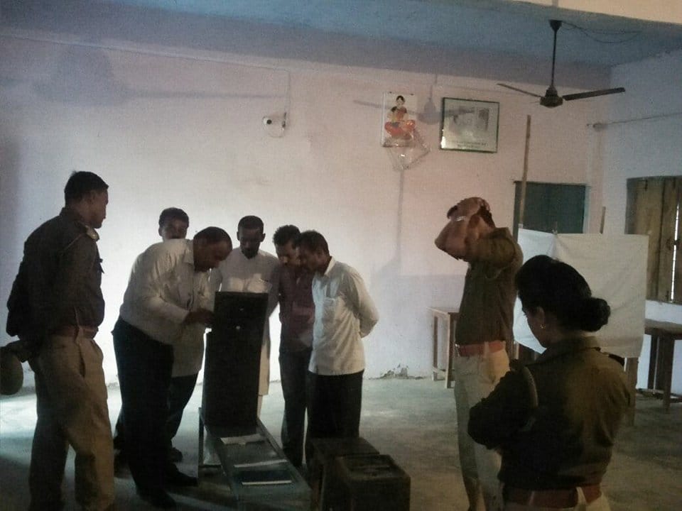 Voters face problems due to faulty EVMs in some wards