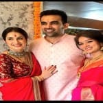 This is how Vidya Malavade wishes zaheer khan and sagrika after Wedding