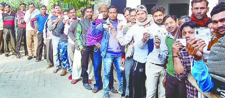 Voters showed passion in the countryside