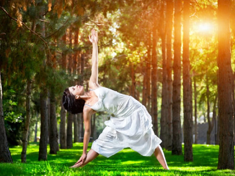  Trikonasana will help you to get rid of cough and cold in winters