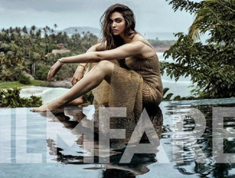 Bollywood actress Deepika Padukone Filmfare photo shoot goes viral on internet 